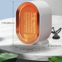 Calefactor de cerámica PTC de 1200 W blanco