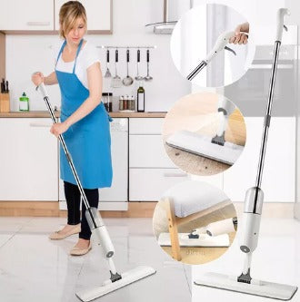 Mopa microfibra con spray pulverizador