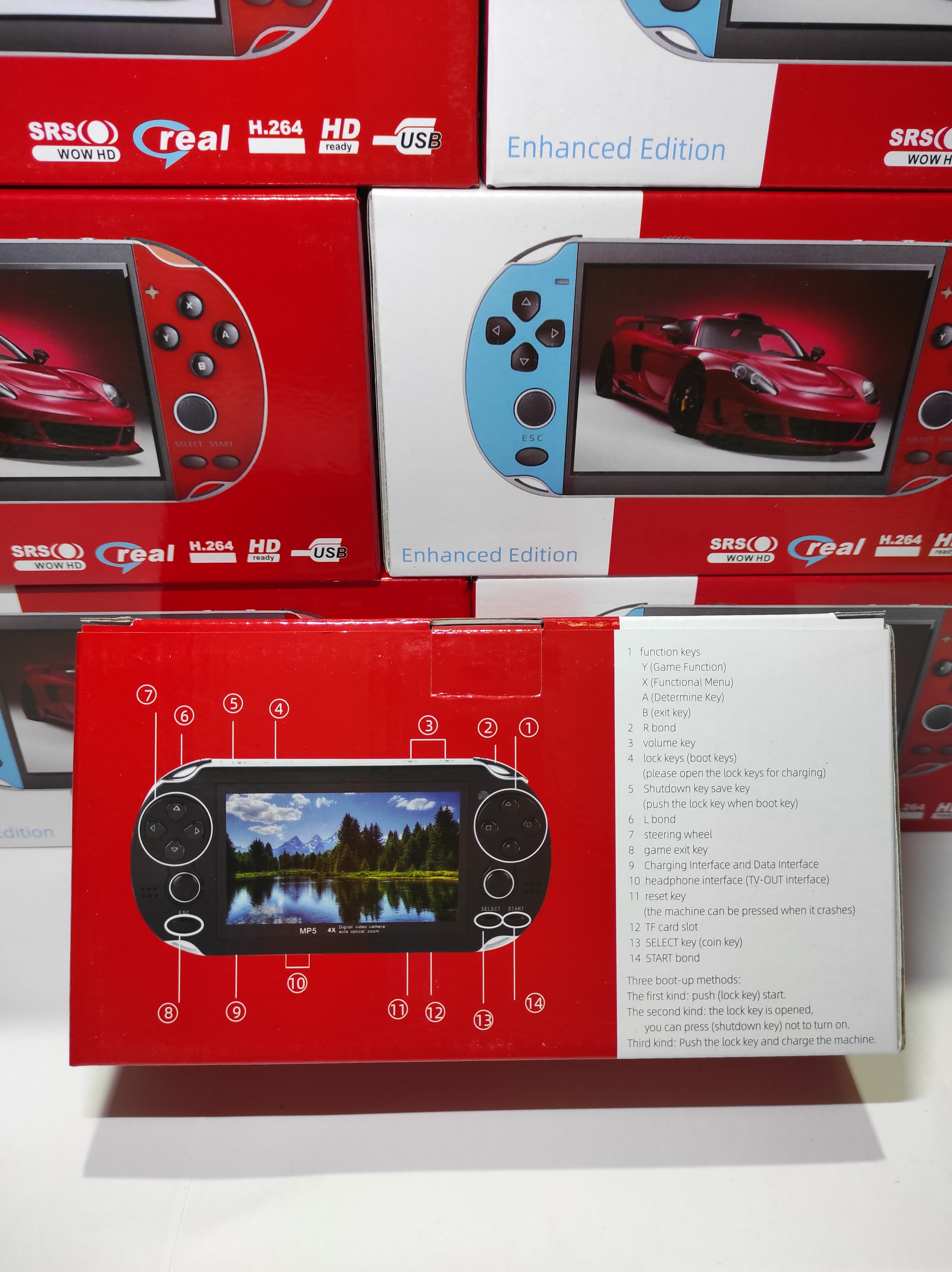 Consola de Juegos Portátil con pantalla de 4,3 Pulgadas