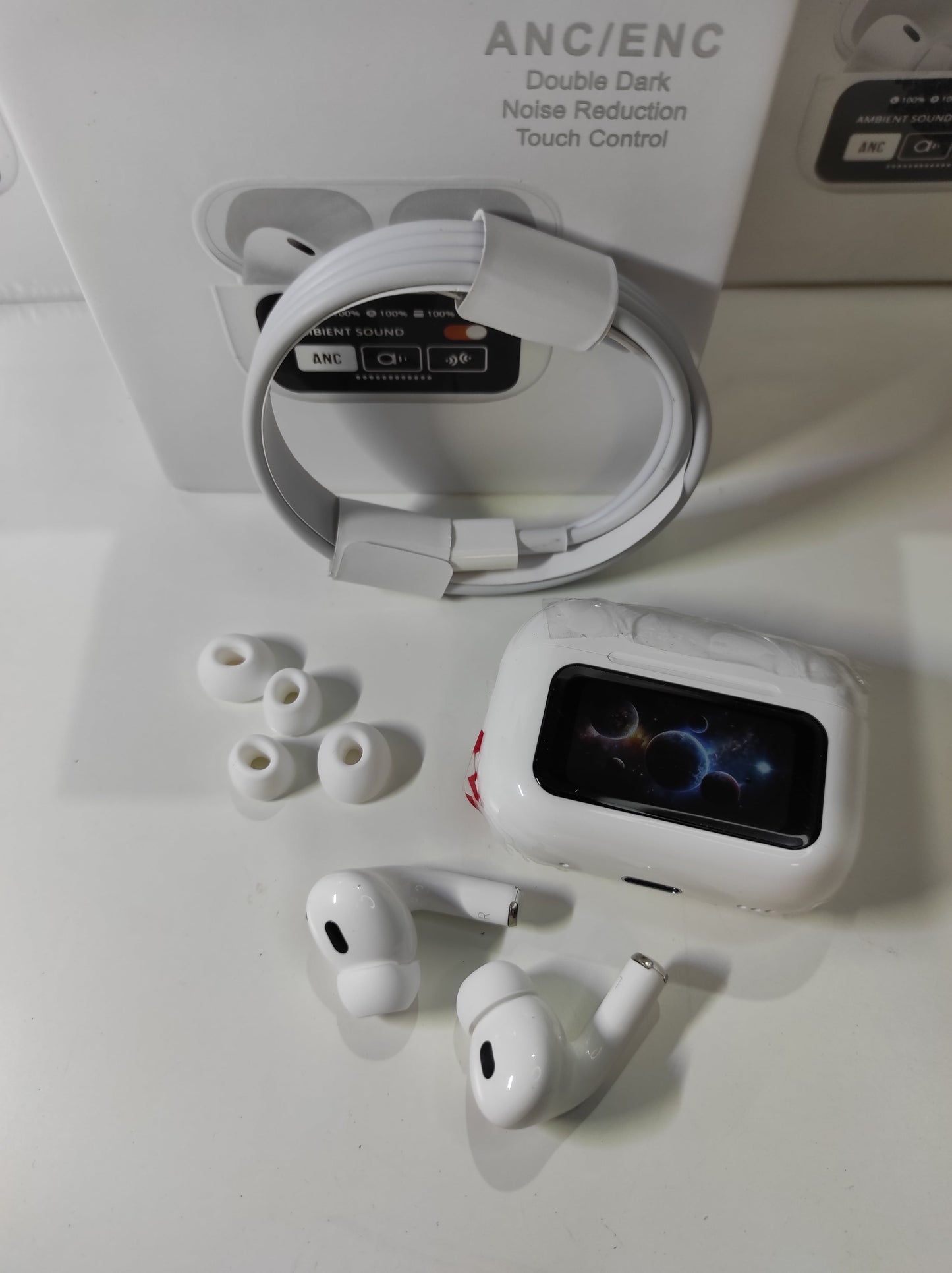 Airpods PRO con pantalla y Cancelación de Ruido