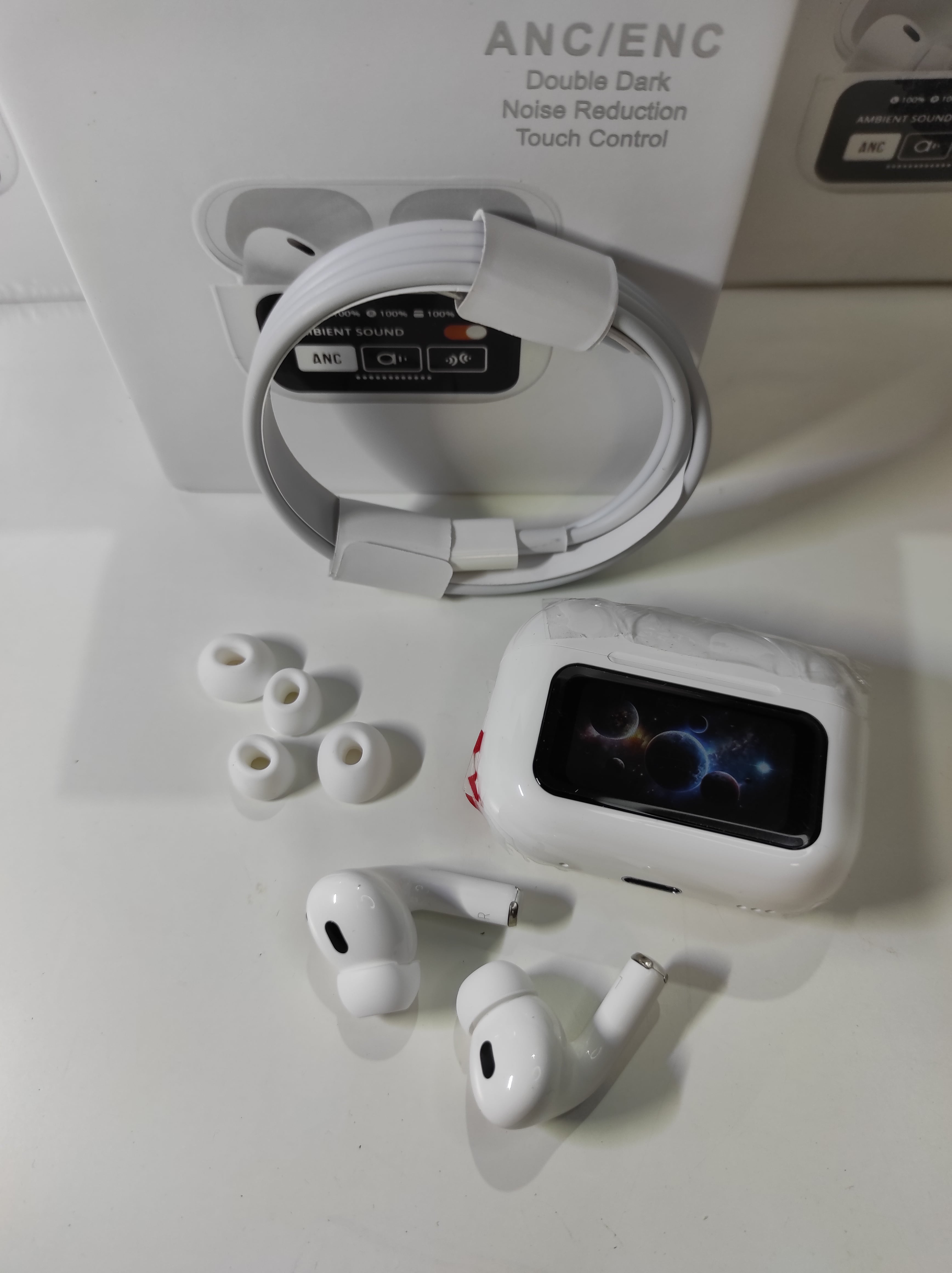 Airpods PRO con pantalla y Cancelación de Ruido