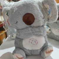 Peluche relajante para bebé que simula respiración (Koala gris)