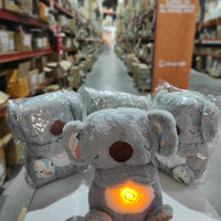 Peluche relajante para bebé que simula respiración (Koala gris)
