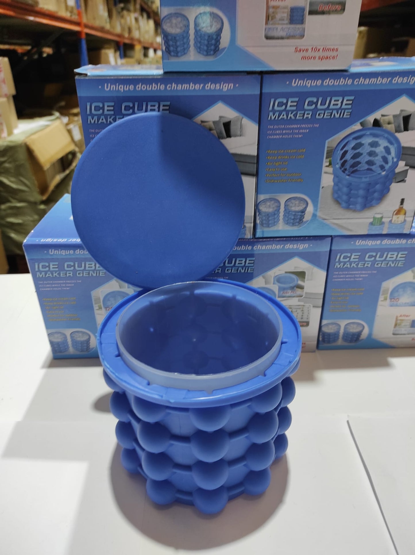 Molde de silicona para hacer cubitos de hielo