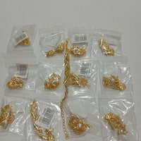 Pulsera elegante de hojas doradas